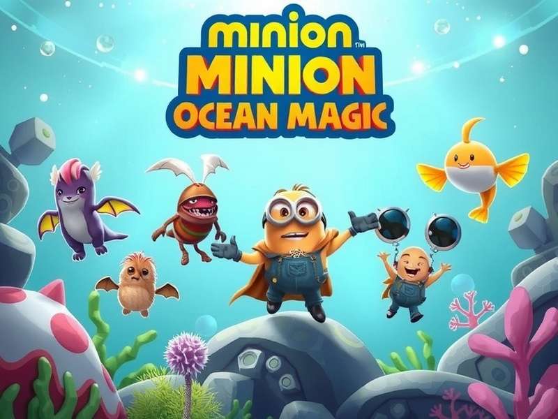 Minion Ocean Magic features showing different magical creatures and environments