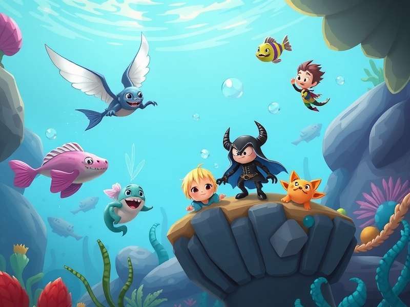 Minion Ocean Magic gameplay showing underwater world and magical creatures